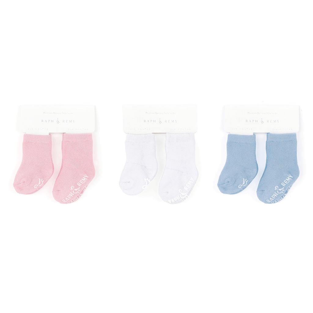 Elegant Baby 6 Pack Socks Fancy Pink