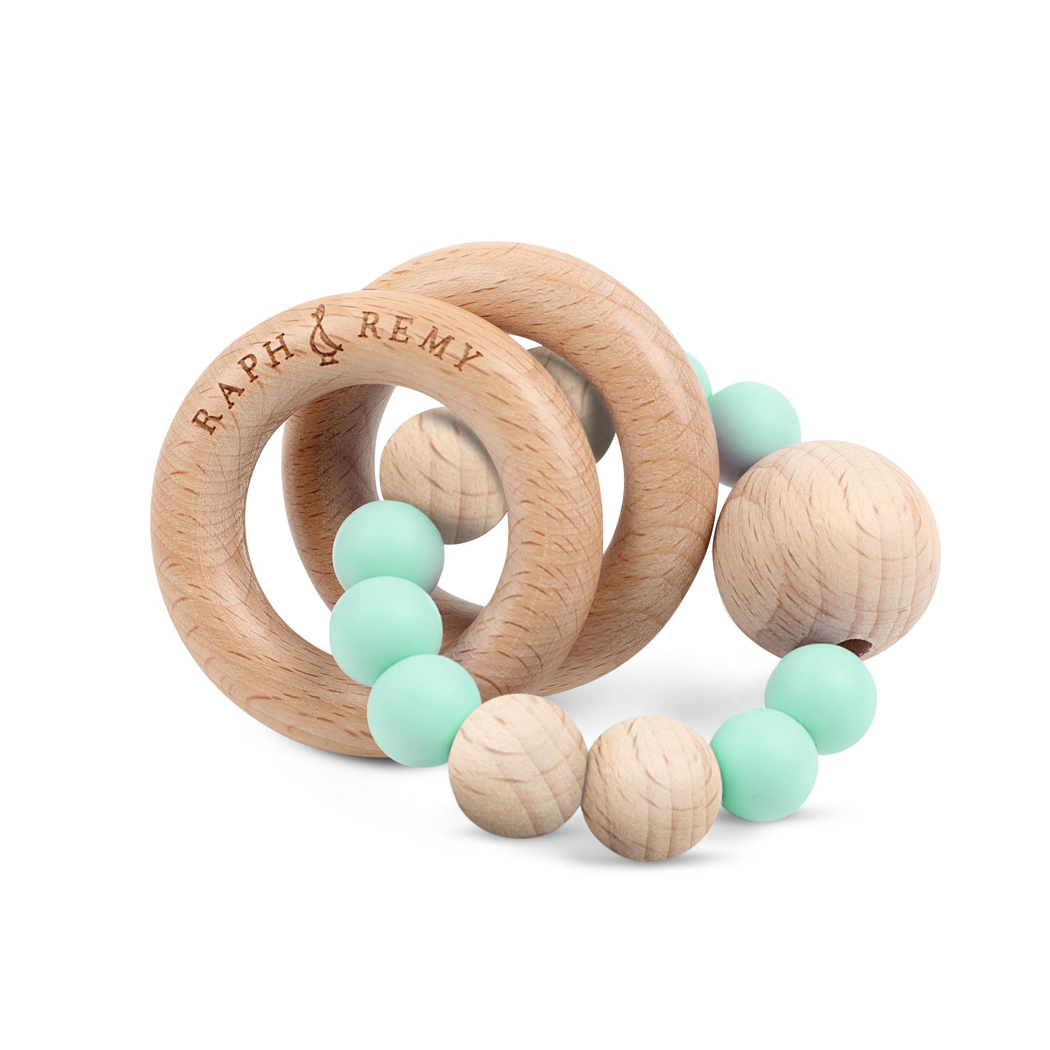 Baby wooden teething toys online